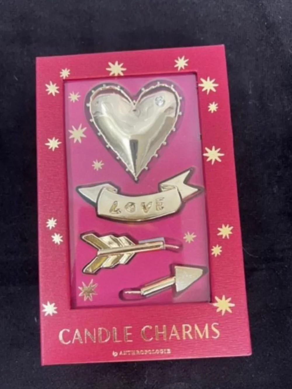 Anthropologie Heart Candle Charm – NWT